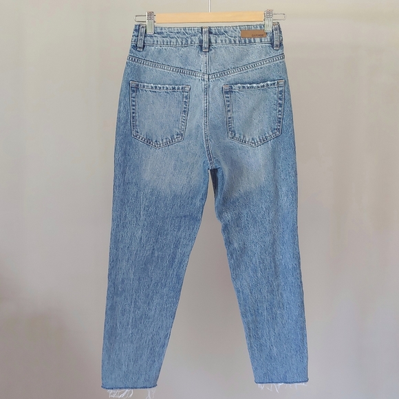 Garage Two-Tone High Rise Mom Jeans Size 1 - Picture 6 of 16